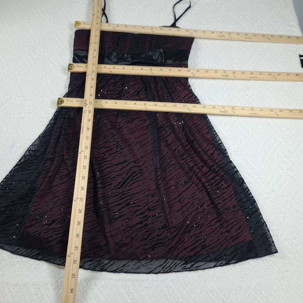 Ruby Rox Vintage Y2K Sparkling Fairy grunge dress SZ Small whimsigoth Party Red - Picture 9 of 12
